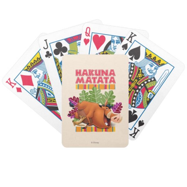 Hakuna Matata Bicycle Playing Cards