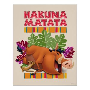Hakuna Matata Poster