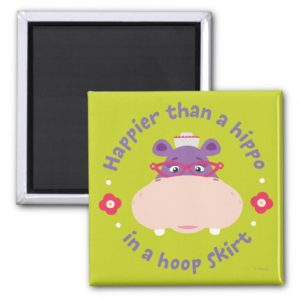 Hallie -Happier Than a Hippo in a Hoop Skirt Magnet