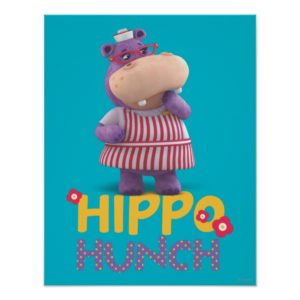 Hallie - Hippo Hunch Poster