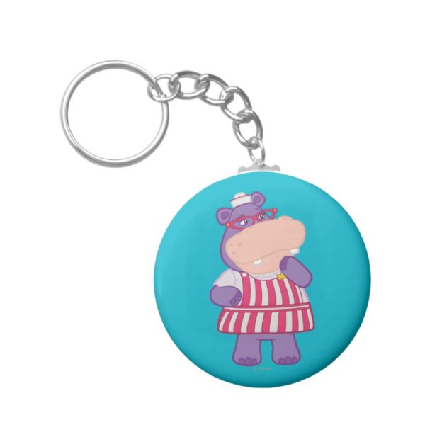 Hallie the Happy Hippo Keychain