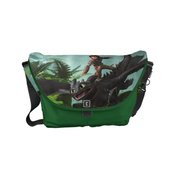 Hiccup Riding Toothless "Dragon Rider" Scene Small Messenger Bag
