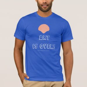 Shell art is over! Blue Basic American T-Shirt