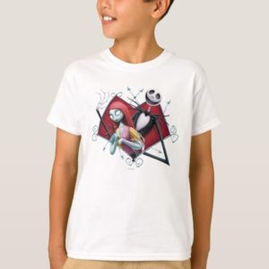 Jack and Sally in Heart T-Shirt