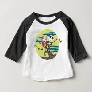 Jack and Sally | Cute Moon Baby T-Shirt