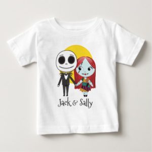 Nightmare Before Christmas | Jack & Sally Emoji 2 Baby T-Shirt