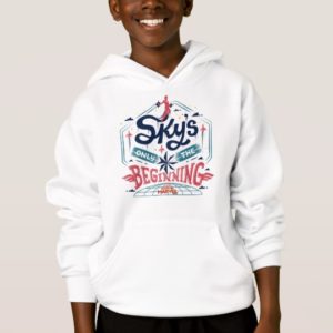 Captain Marvel | "Sky's Only The Beginning" Type Hoodie
