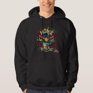Captain Marvel | Home Is Not Where We Live Hoodie