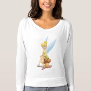 Tinker Bell Sitting on Mushroom T-shirt