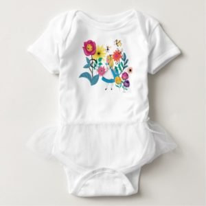 Alice in Wonderland | The Wonderland Flowers Baby Bodysuit