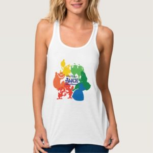 Alice in Wonderland - Character Silhouettes Tank Top
