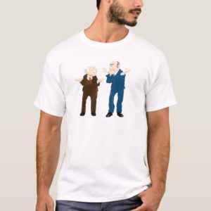 Muppets Sattler And Waldorf looking at each other T-Shirt