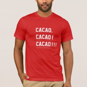 Cacao! Red Basic American T-Shirt