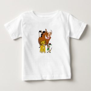 Lion King Timon Simba Pumba with ladybug Disney Baby T-Shirt