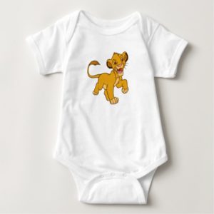 Lion King Simba walking Disney Baby Bodysuit