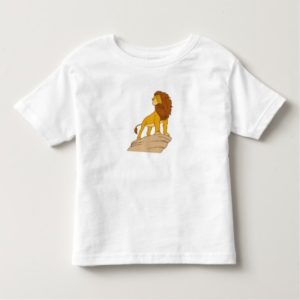 Lion King adult Simba standing proud on rock cliff Toddler T-shirt