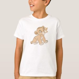 Lion King Simba cub butterfly on nose Disney T-Shirt