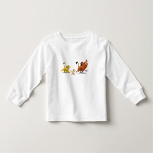 Lion King Simba cub timon pumbaa singing trotting Toddler T-shirt