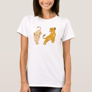 Lion King's Simba and Nala Playing Disney T-Shirt