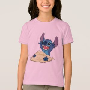 Stich Playing in Sand Disney T-Shirt