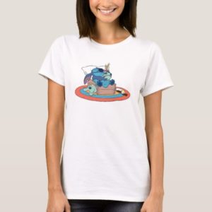 Cute Lilo & Stitch Stitch Sleeping T-Shirt