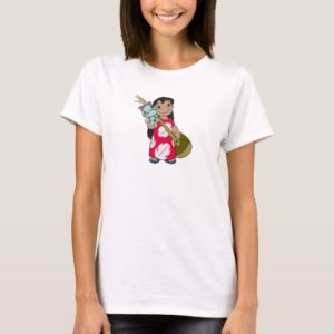 Lilo & Stitch Lilo with red flowered muumuu mumu T-Shirt