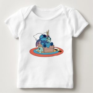 Cute Lilo & Stitch Stitch Sleeping Baby T-Shirt