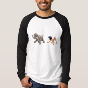 Jungle Book's Mowgli and Baby Elephant marching T-Shirt
