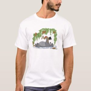 Jungle Book Baloo holding up Mowgli  Disney T-Shirt