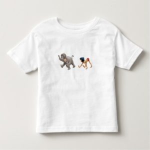 Jungle Book's Mowgli and Baby Elephant marching Toddler T-shirt