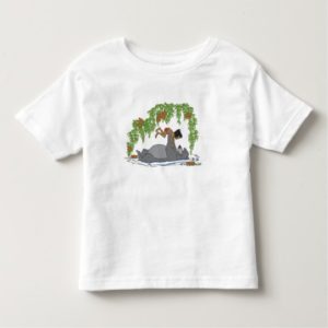 Jungle Book Baloo holding up Mowgli  Disney Toddler T-shirt