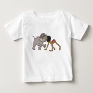 Jungle Book's Mowgli With Baby Elephant Disney Baby T-Shirt