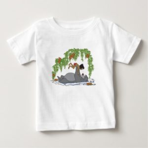 Jungle Book Baloo holding up Mowgli  Disney Baby T-Shirt