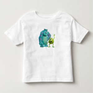Classic Mike & Sully Waving Disney Toddler T-shirt