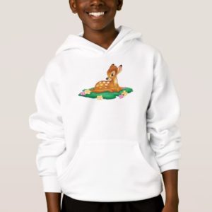 Bambi sitting on the grass hoodie