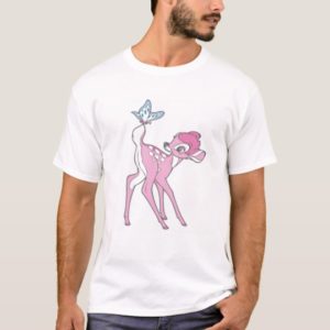 Bambi with a Butterfly on his Tail T-Shirt