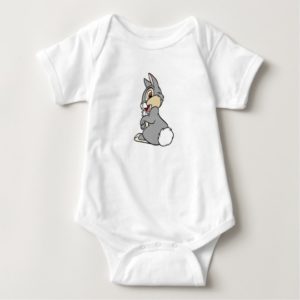 Bambi Thumper rabbit sitting Baby Bodysuit
