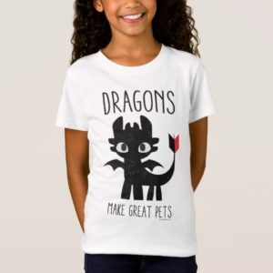 "Dragons Make Great Pets" Toothless Graphic T-Shirt