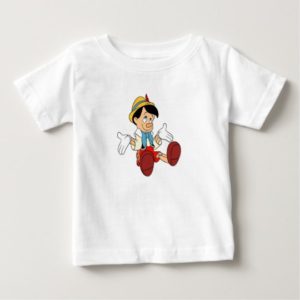 Pinocchio Shrugging His Shoulders Disney Baby T-Shirt