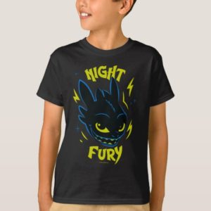 "Night Fury" Toothless Head Graphic T-Shirt