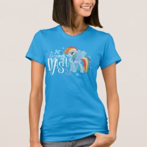 My Little Pony | Rainbow Dash Watercolor Flowers T-Shirt