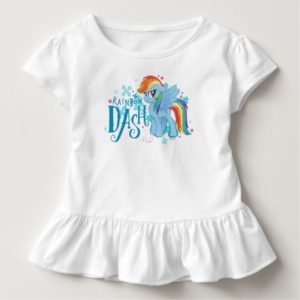 My Little Pony | Rainbow Dash Watercolor Flowers Toddler T-shirt