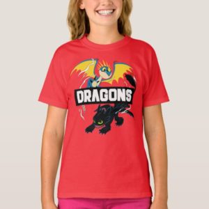 Stormfly & Toothless "Dragons" Graphic T-Shirt