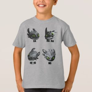 Toothless Face Expression Chart T-Shirt