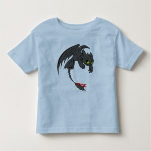 Toothless Flying Illustration Toddler T-shirt