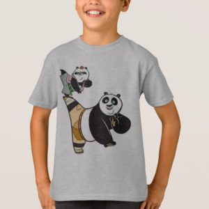 Po Ping and Bao Kicking T-Shirt
