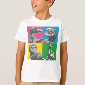 Dino Silhouette Four Square T-Shirt