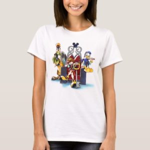 Kingdom Hearts | Sora, Donald, & Goofy On Throne T-Shirt
