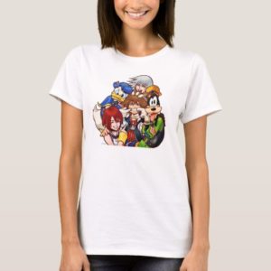 Kingdom Hearts | Main Cast Illustration T-Shirt
