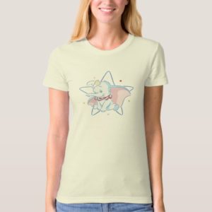 Dumbo sitting star background T-Shirt
